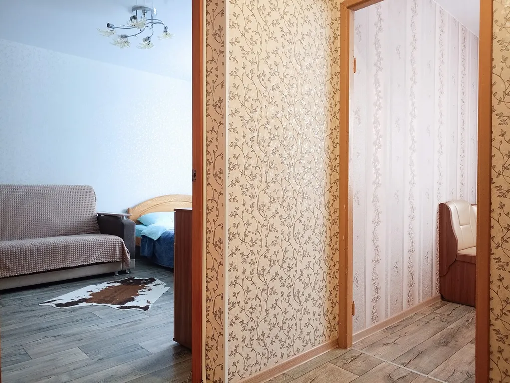 Квартира с двуспальной кроватью и диваном, рядом БСМ, ТЦ Апельсин