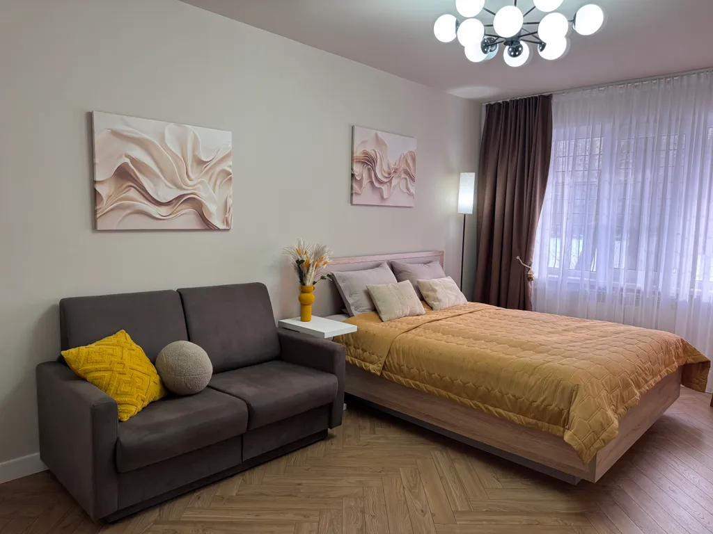 Современная квартира для отдыха и работы в спокойном районе — аренда посуточно в Алматы