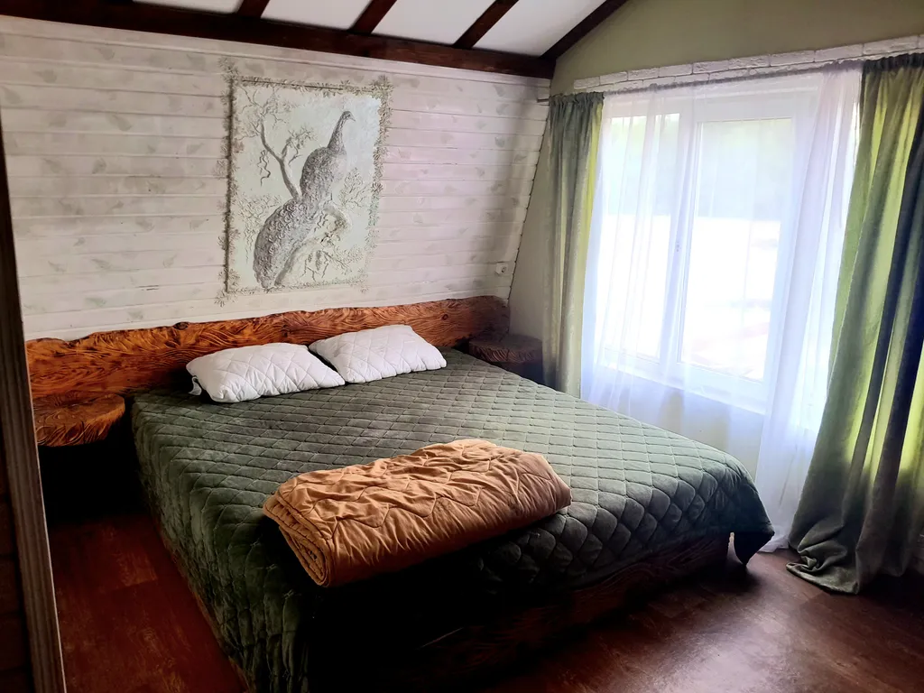 Дом на реке шале Венеция с чаном и вместительной банькой