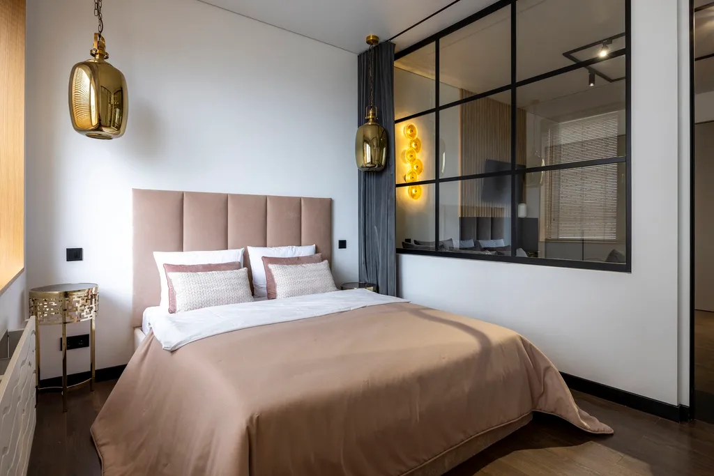 Квартира Квартира Дизайнерская двушка с камином у ЦСКА — Москва