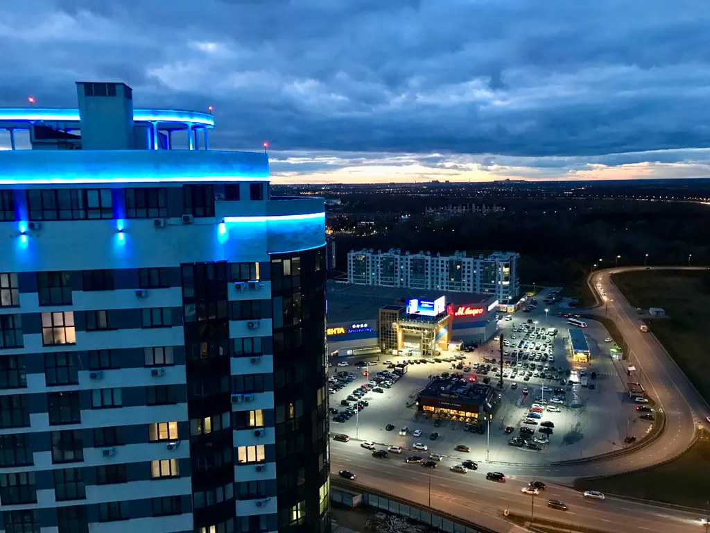 Однушка эконом-класса с прекрасным видом на город и шоссе