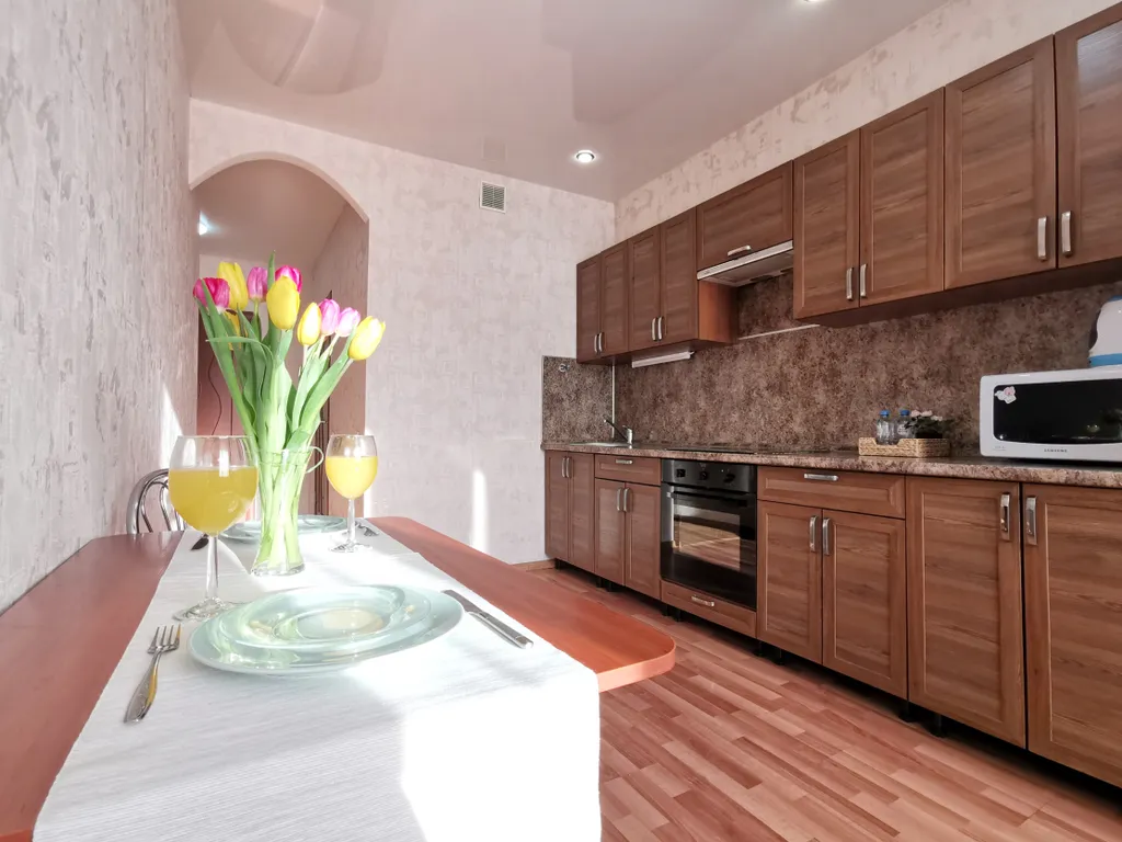 Уютная однокомнатная квартира с видом Волгу