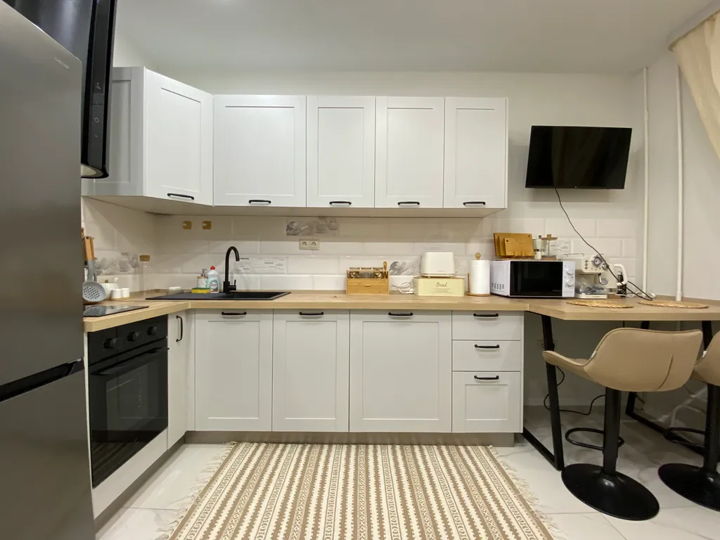 Апартамент Сканди с балконом и отдельной спальней