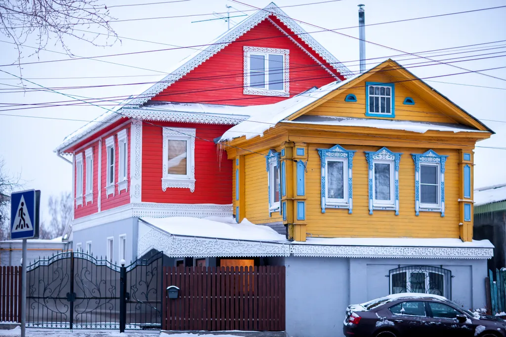Гостевой дом птица в старинном городе