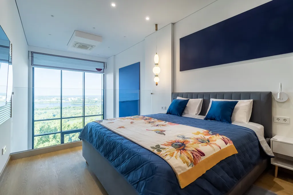 Двухуровневые апартаменты с видом на Волгу