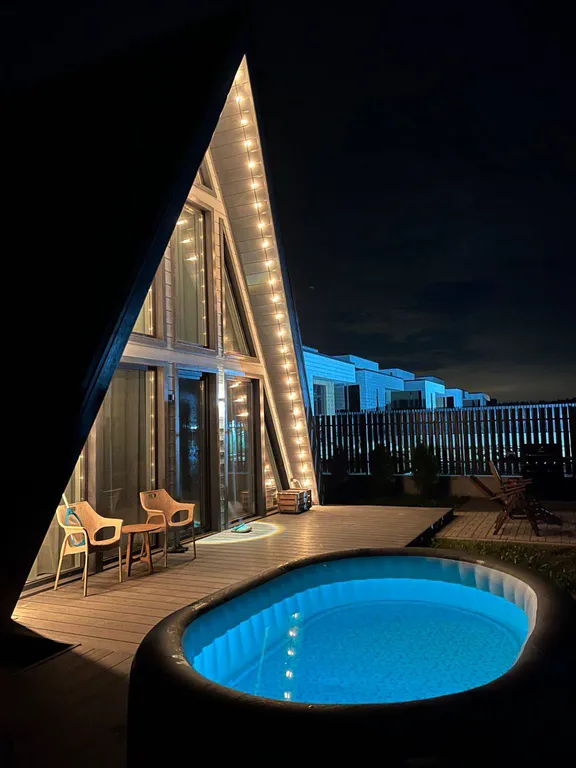 Коттедж А・Фрейм ВИСТА Логиново
Дом с сауной, видом на лес и реку — аренда посуточно в Солнечногорск