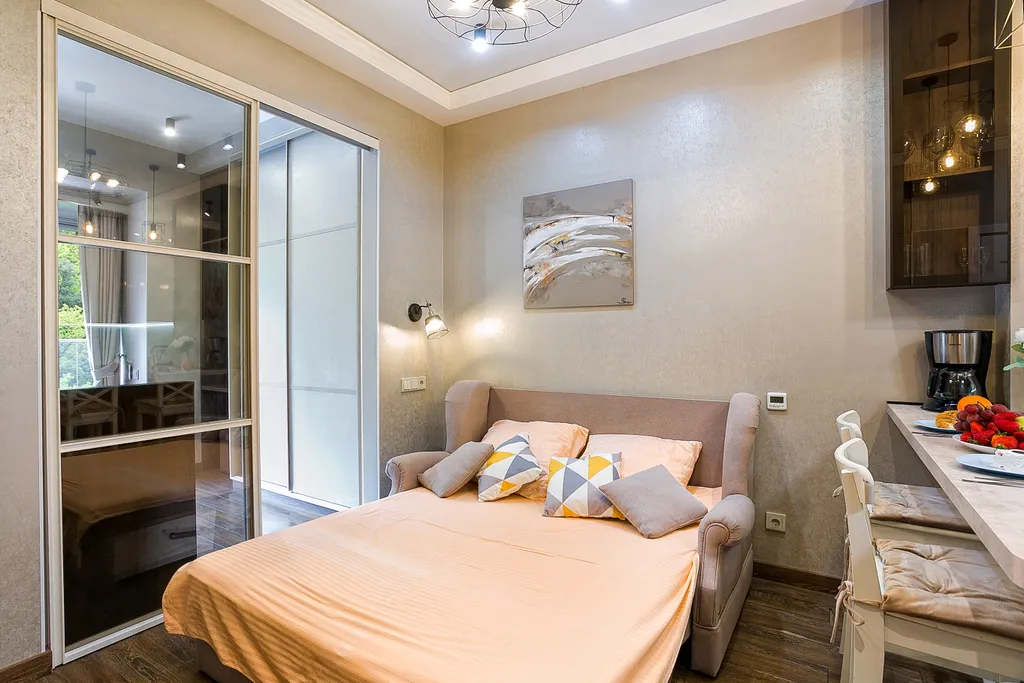 1-комнатная с видом на парк в приморском парке