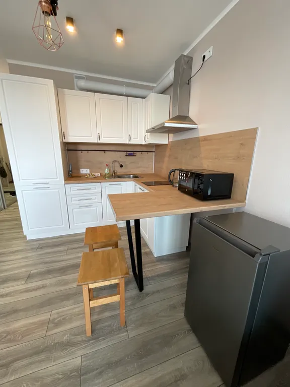 Новая студия с видом на парк