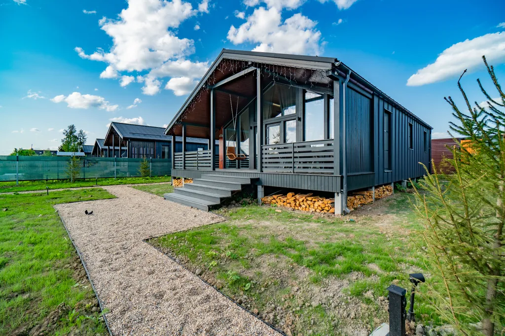 Коттедж Дом с панорамными окнами рядом с Можайским морем — Можайск