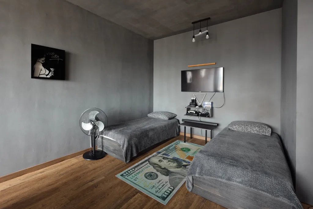 9-местные апартаменты с РSP4/3 c игpами, неонoвой подcветкой