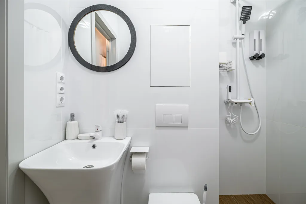 Студия с дизайнерским ремонтом