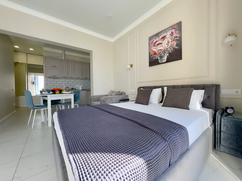 Квартира Люкс с видом на море и реку с балконом — Лазаревское