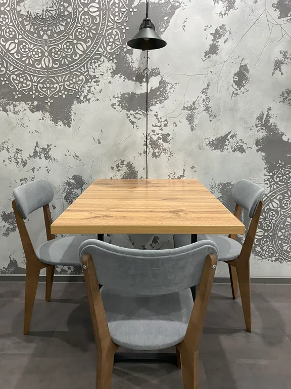 Студия с дизайнерским ремонтом