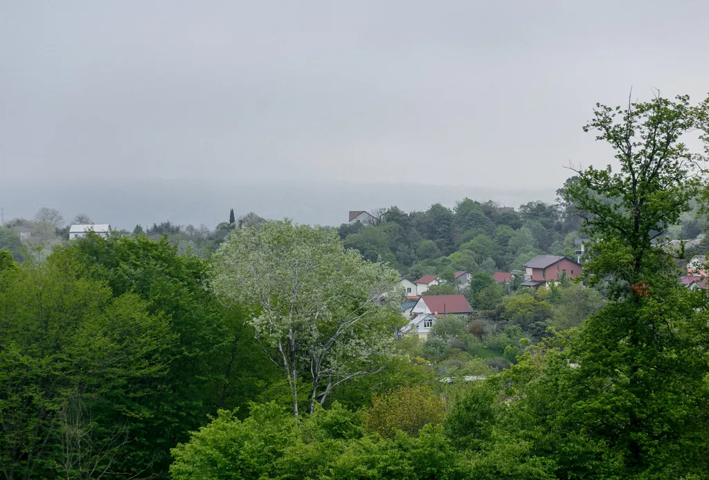 Студия с видом на горы
