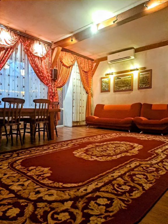 Дом Благодать в черте города с камином и баней на дровах