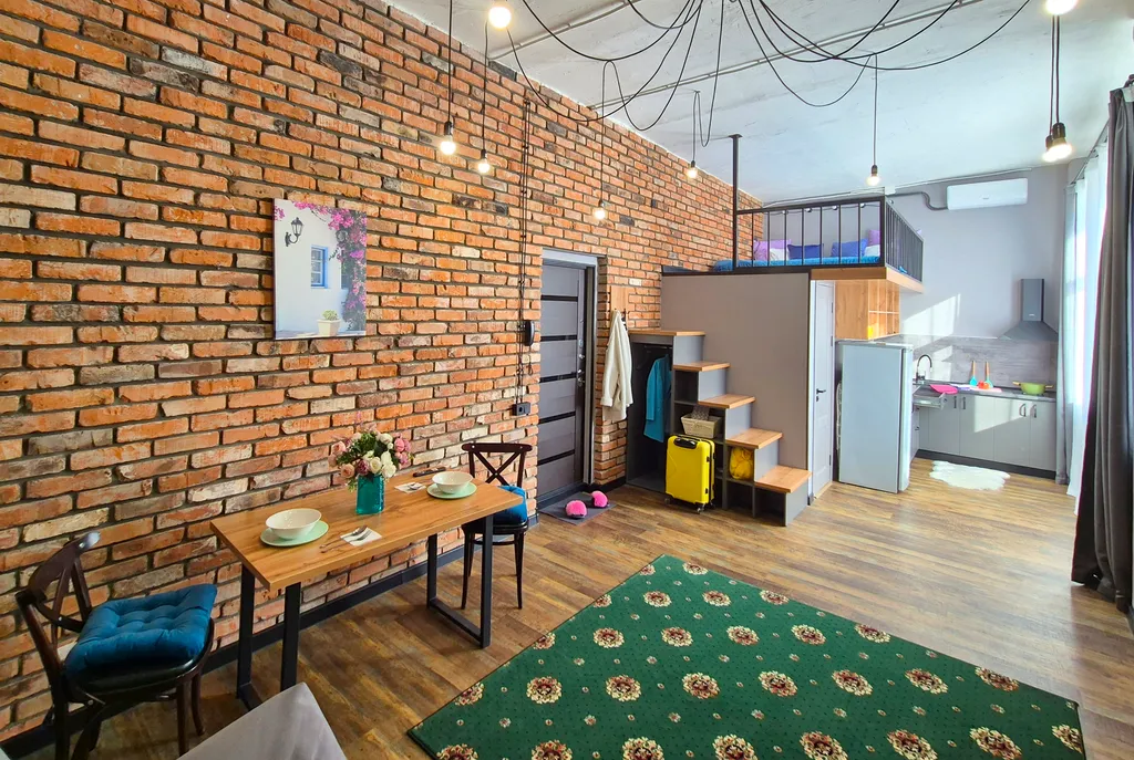 Двухуровневая двухместная студия