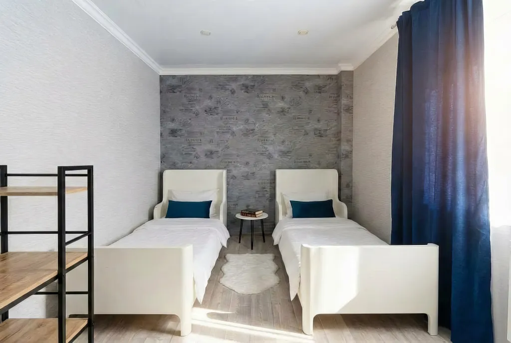 Апартаменты с 3 комнатами у парка победы, 5 отдельных спальных мест