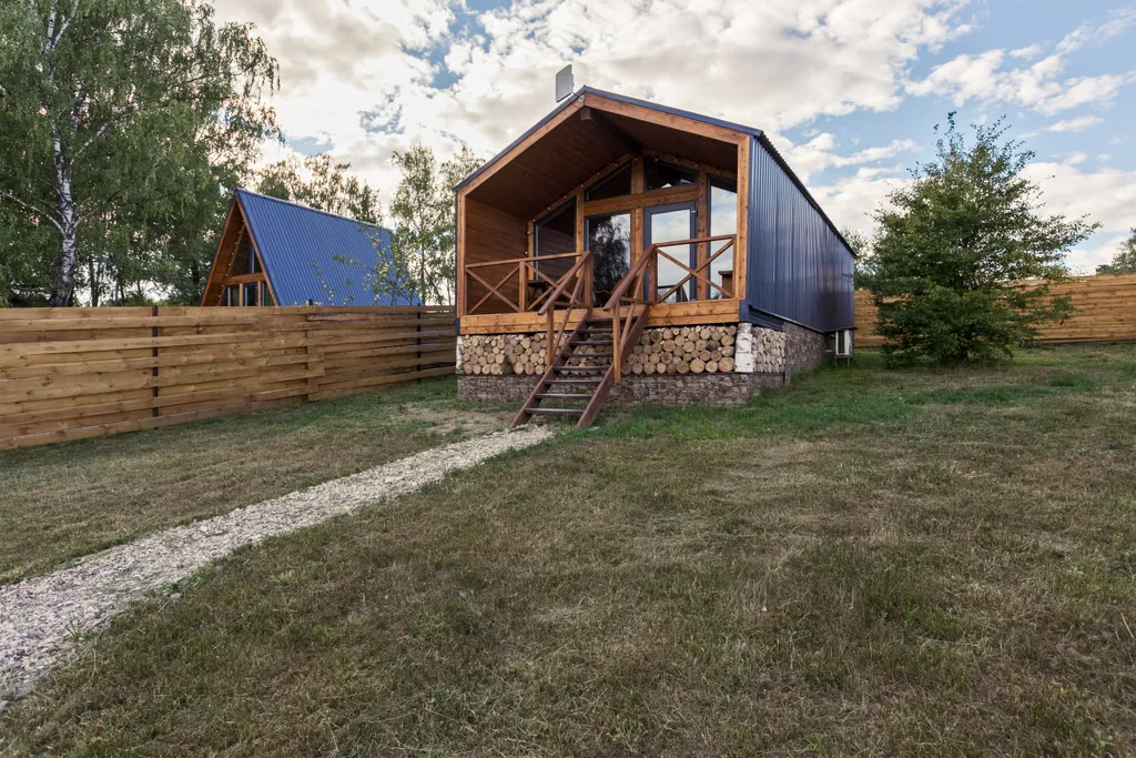 Барнхаус ЗИМА с подогреваемой купелью