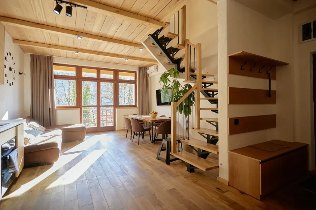 Квартира Дуплекс в стиле шале с сауной — аренда посуточно в Красная Поляна