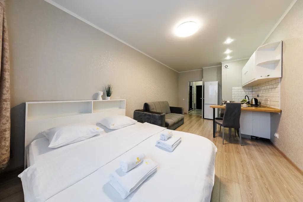 Уютная студия для комфортного проживания