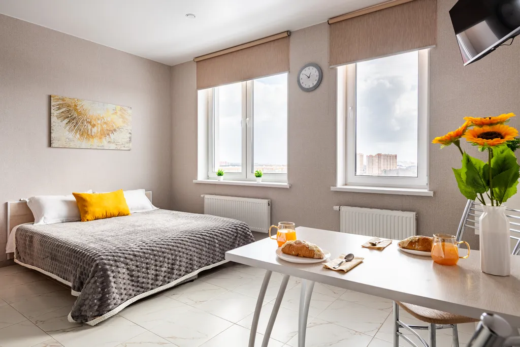 Светлая студия рядом с метро Рассказовка