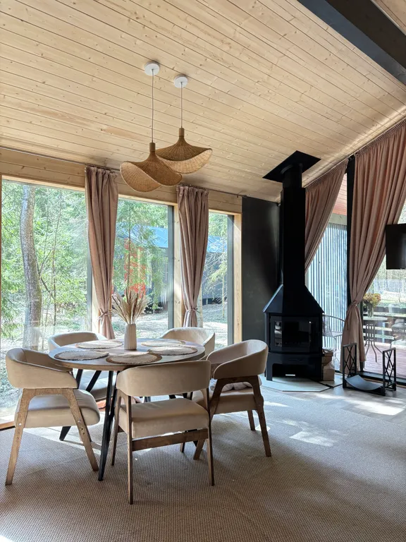 Коттедж Дом с сауной и панорамным видом на лес яхрома ривер — Москва