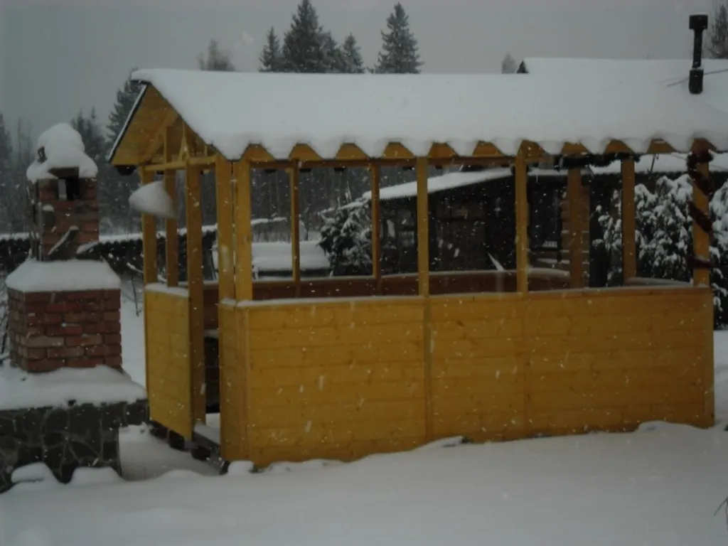 Эко дом в лесу