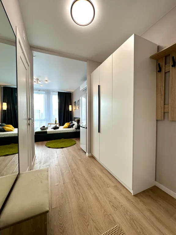 Уютная студия с видом на реку