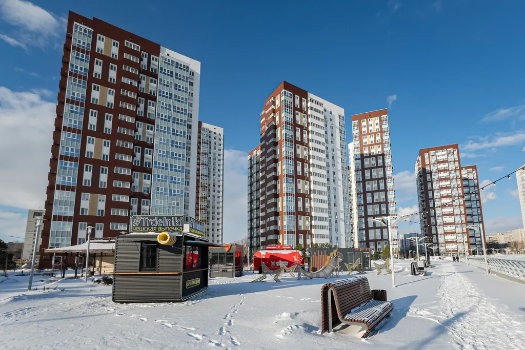 Студия Грейдж на 23 этаже в ЖК Аквамарин