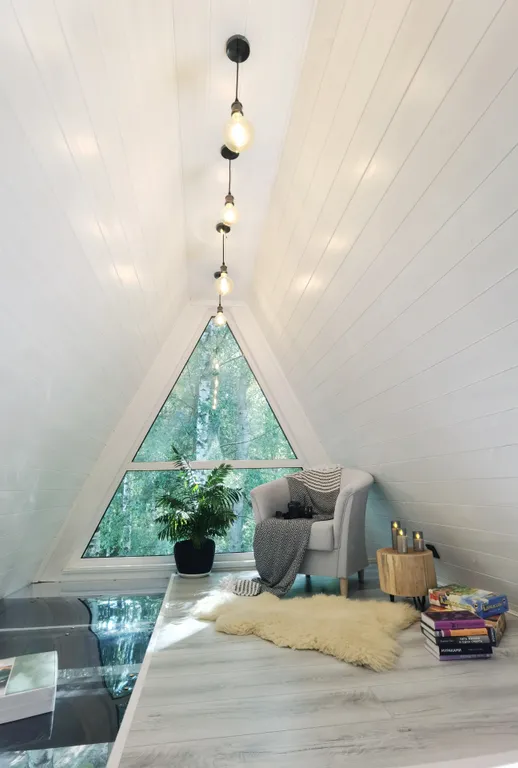 Уютный эко-домик А-фрейм