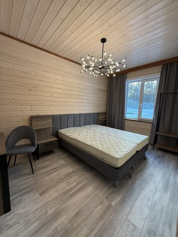 Дом-дуплекс с двумя спальнями на озере Сямозеро в Карелии