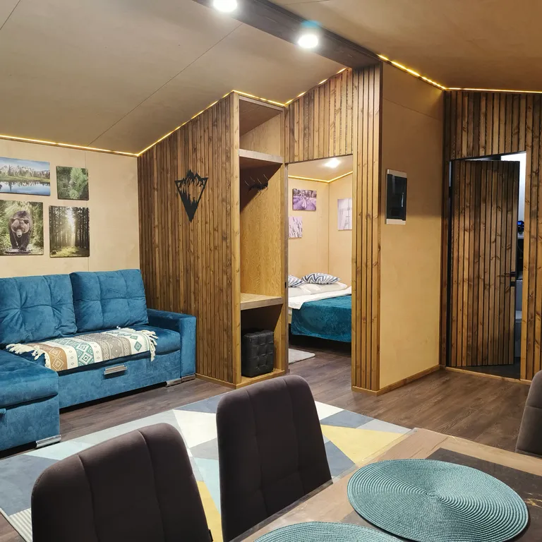 Коттедж Новый уютный дом в хвойном лесу вблизи поселка — Архыз