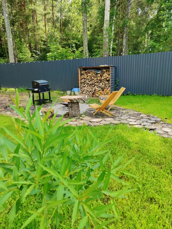 Домик с баней в лесу