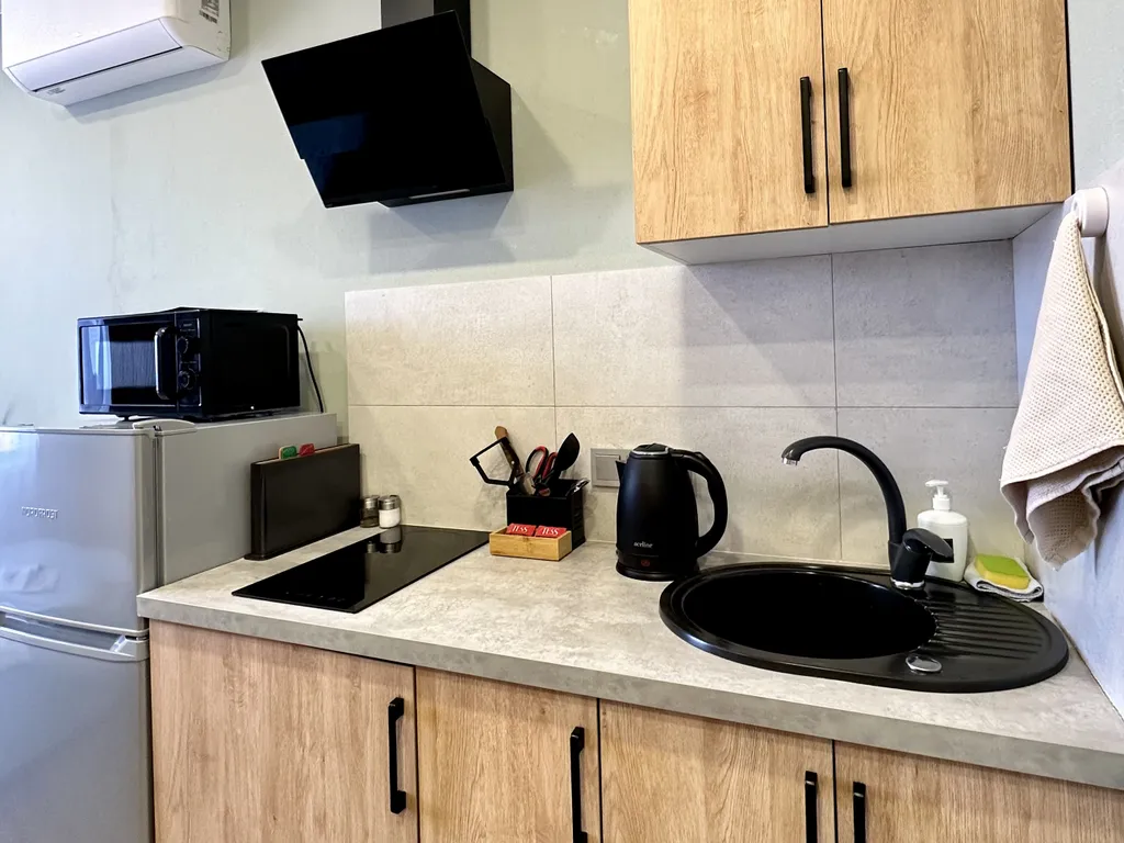 Уютная студия с красивым видом