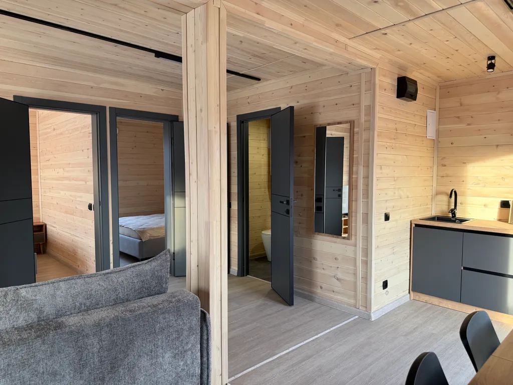 Панорамный дом с видом на реку