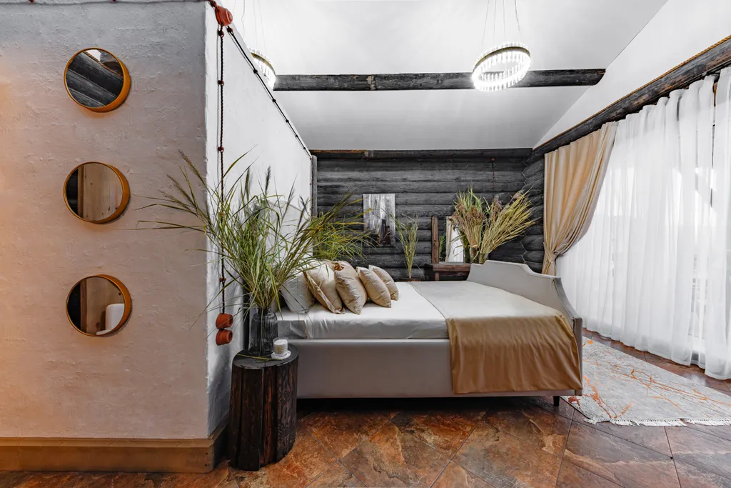 Дом  с летней кухней на три спальни с камином и террасой