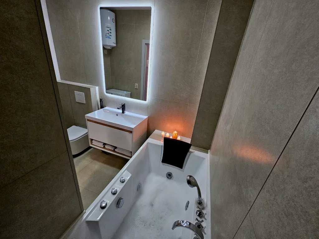 Апартаменты с джакузи и видом на закат