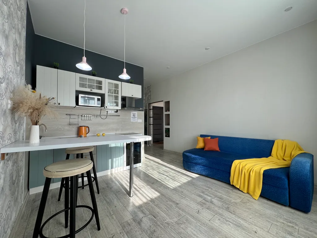 Квартира 1 к.кв. в новом ЖК Аралия с видом на горы не берем оплату за уборку — аренда посуточно в Южно-Сахалинск