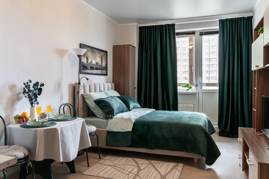 Изумрудные апартаменты рядом с метро