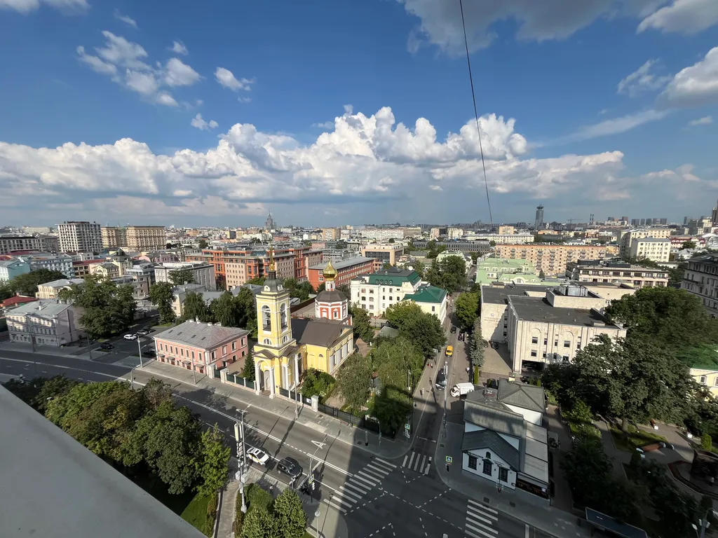 Квартира Квартира у метро Полянка, Панорама Замоскворечья — Москва