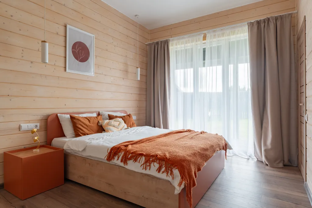 Уютный дом с камином и сауной у Охта Парка