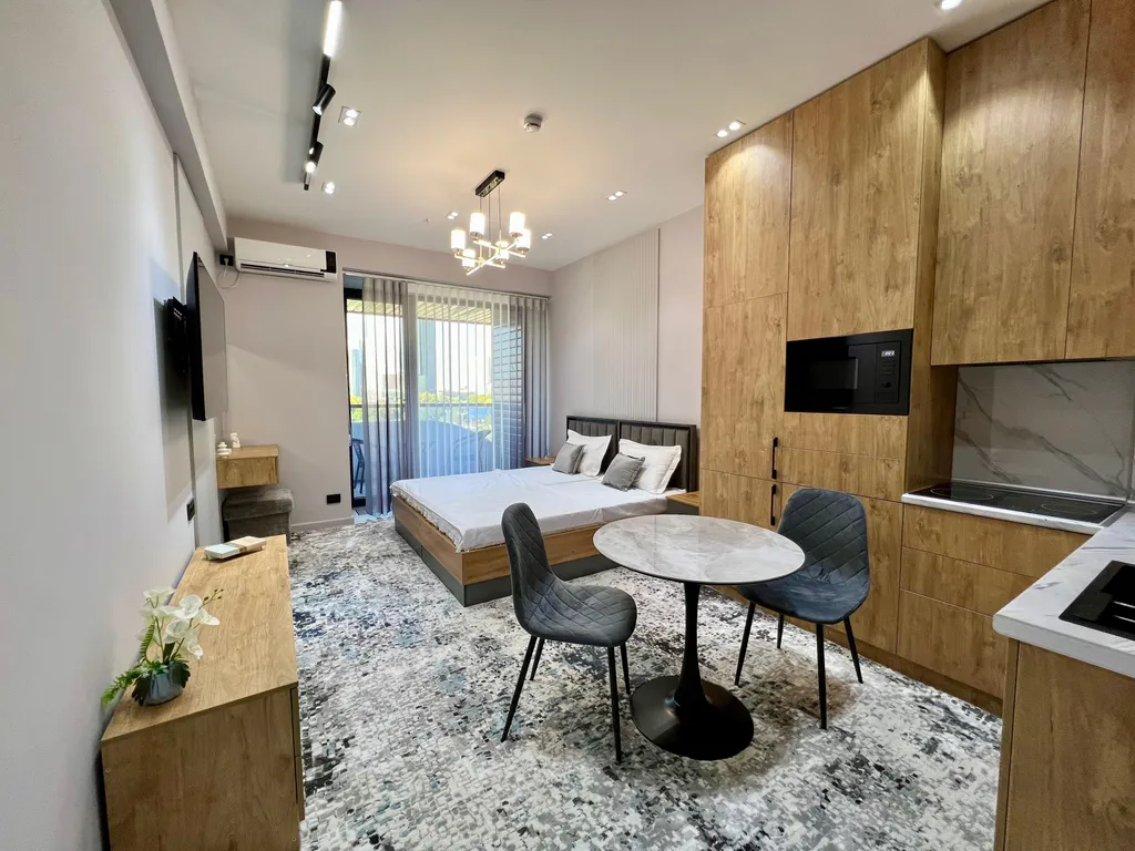 Апартаменты-студия на небоскрёбе U-tower 56