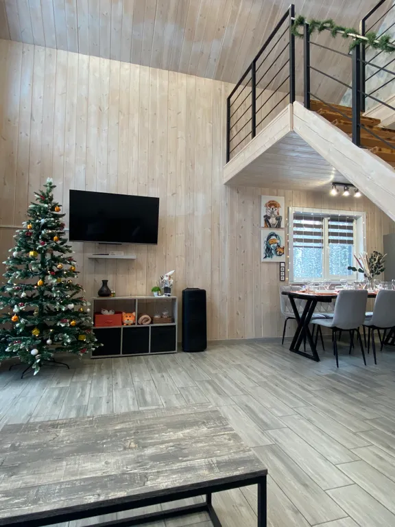 Уютный барнхаус с баней и чаном на территории