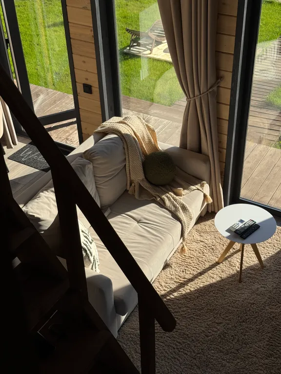 С дровяной сауной и видом на лес и закаты