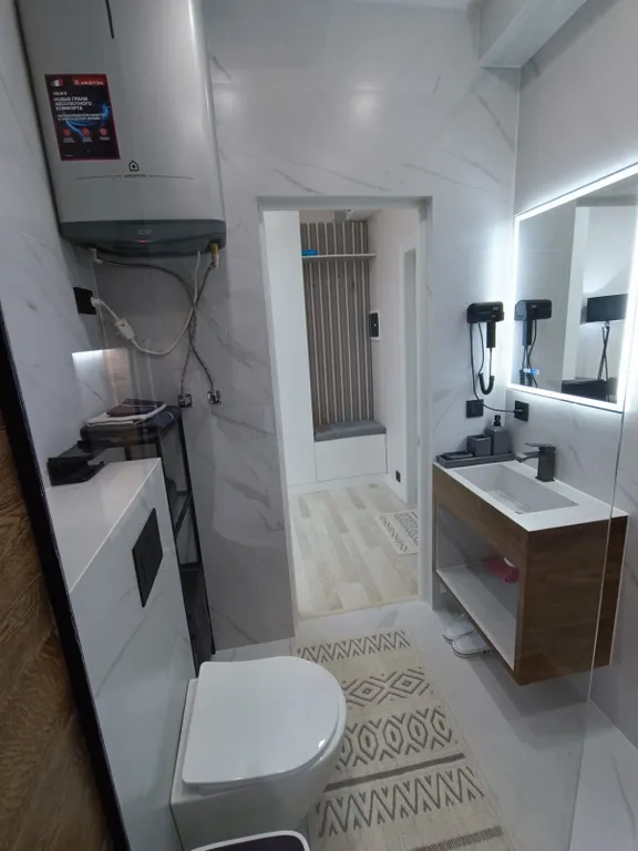 Студи 21 квартира 7 минут до моря для 3х гостей