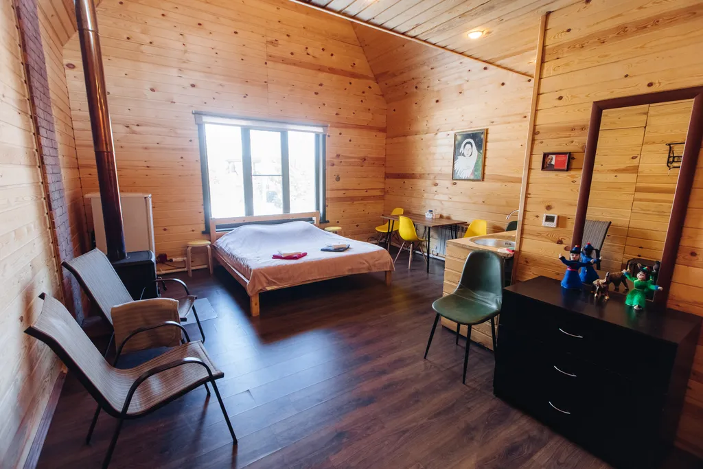 Домик на Байкале в скандинавском стиле