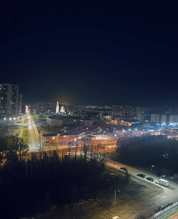Стильная студия в новом доме комфорт-класса.