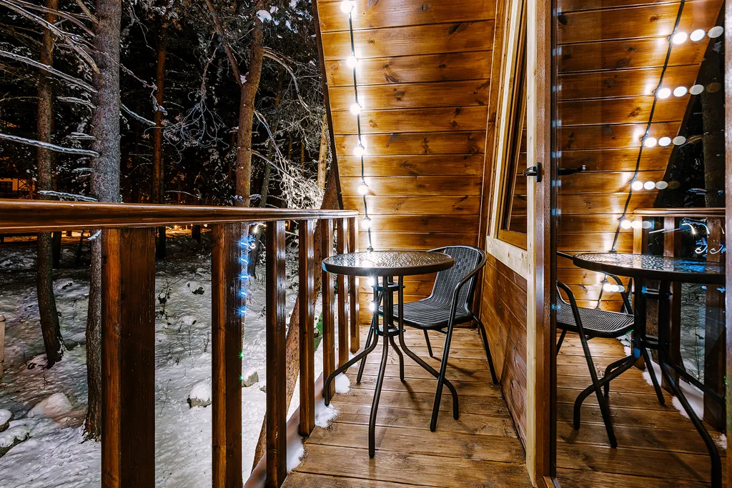 Просторный коттедж в лесу