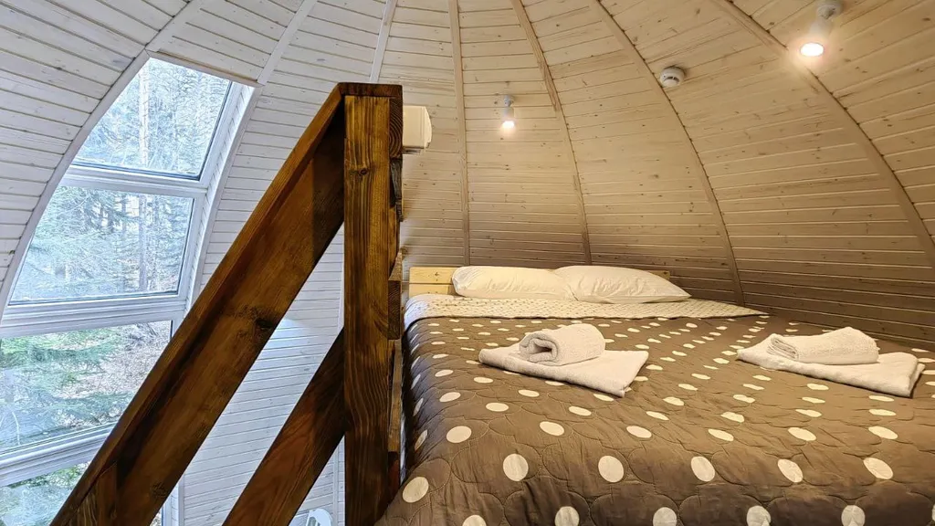 Коттедж Купольный дом в заповедном лесу — Архыз