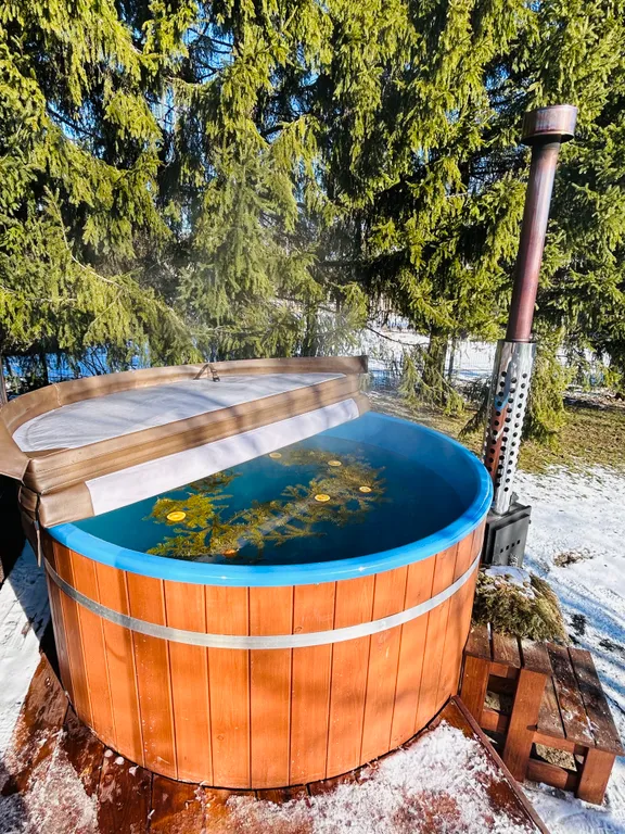 Коттедж Уютный Домик с камином, баней и купелью — Истра